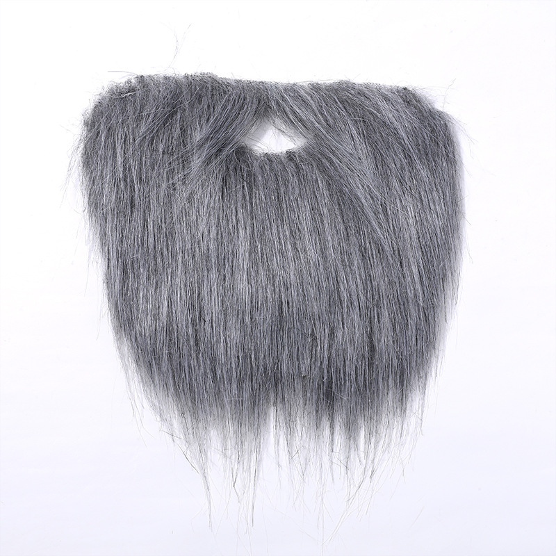 Transfronterizos Halloween simulación barba Santa barba blanca larga barba negra barba fiesta barba