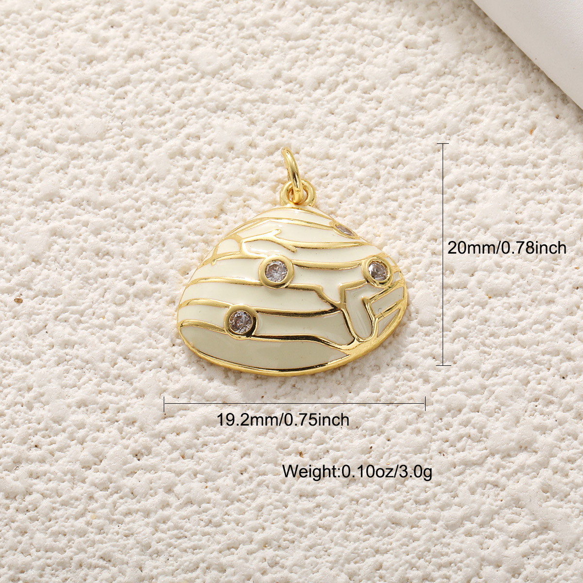 2g Weight Pendant Jewelry Making Type DIY Jewelry Accessories Classification 1 Piece Quantity Copper Material Starfish, Conch, Dolphin, Hippocampus, Fish Pattern All Seasons Season Enamel, Plating Design Cute, Marine Style Style 1 Piece Copper Starfish Conch Dolphin Pendant DIY Jewelry Accessories 8