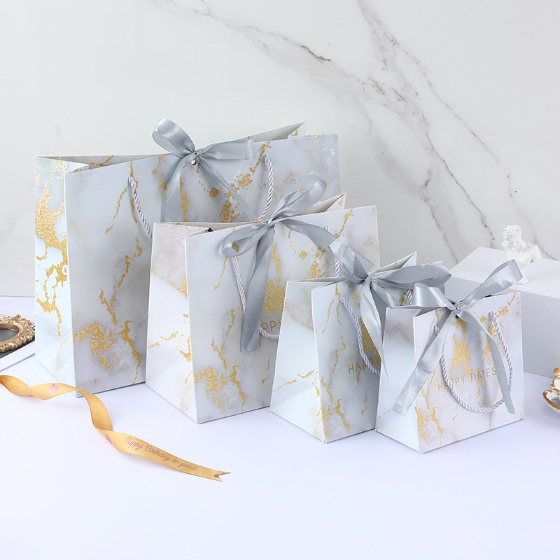 대리석 [은색 밧줄], 흰색 판지 230g, 미니 사이즈 15*14*7