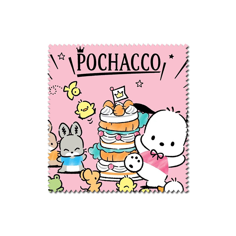 New Pachacco Fat Dog Long-Eared Puppy Merchandise Multi-Pattern Fiber Eyeglass Cloth for Stain and Fingerprint Removal Multi-Pattern