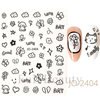 Cartoon nail stickers, adhesive fake nails for nails, new collection