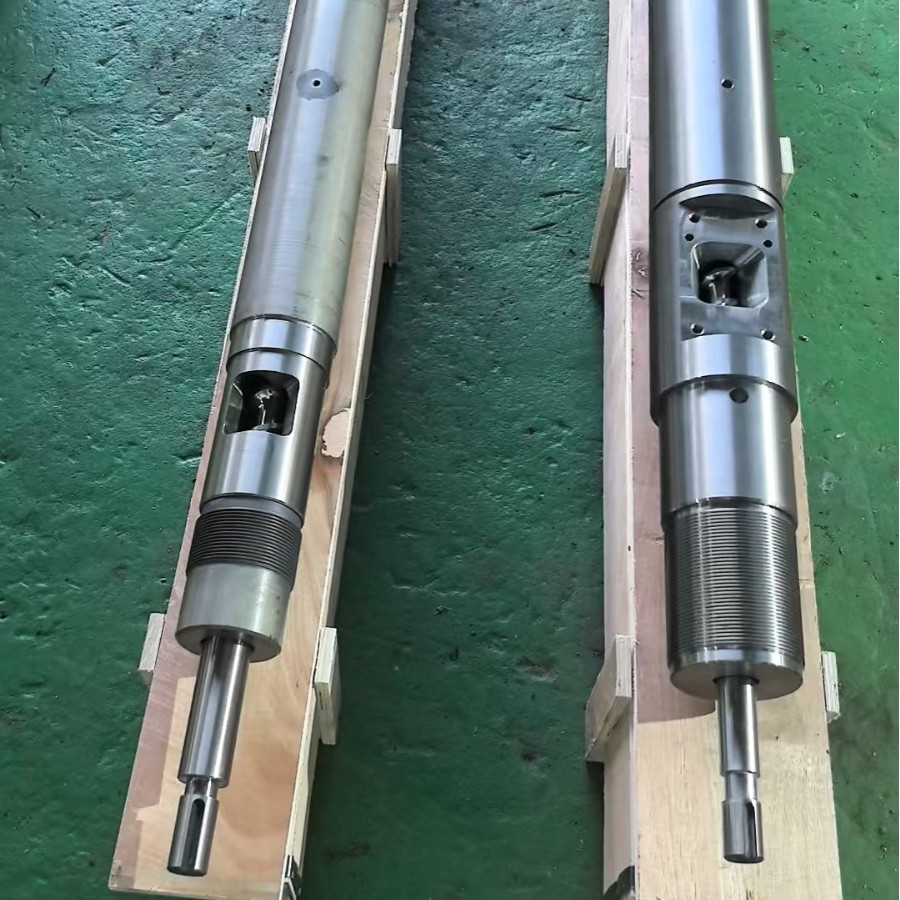 ABS螺杆机筒舟山注塑机螺杆挤出机螺杆料筒挤出机注塑机零配件