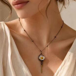 ���R�dFlower Holder Necklace �廨�朲����b���S