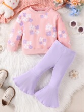 H 50461 Floral Sleeve Top and Pants �黨�������ȿ� �羳����