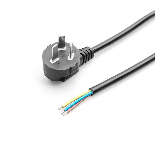 1.5m national standard three-plug single-head power cord hair dryer machine tool small sun electric fan peeling and tinning connecting wire