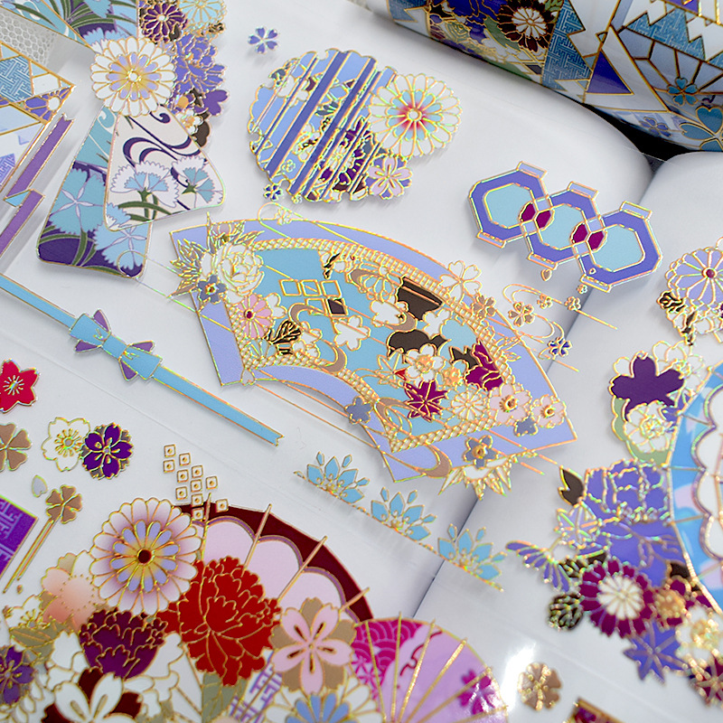 日式绘.亮面PET.镭射金2m主图2