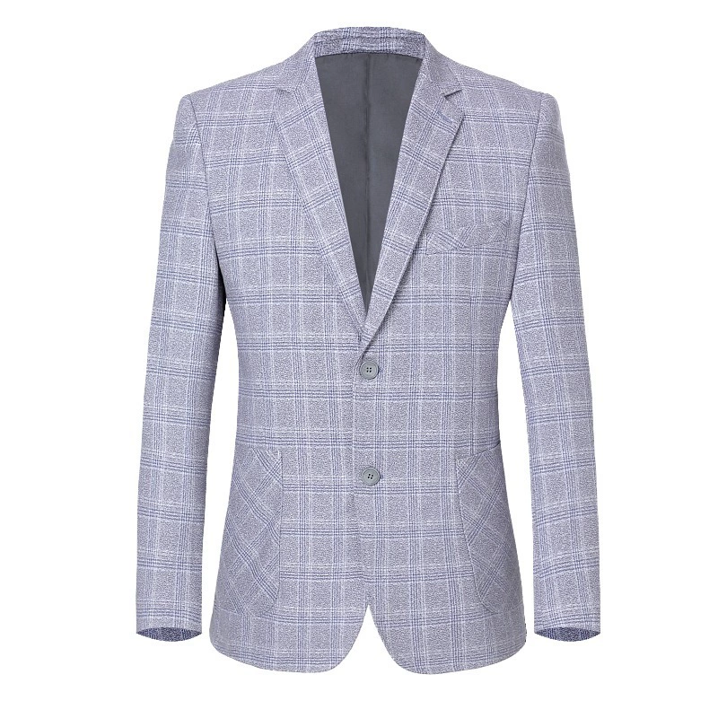 Men's demi-season woolen classic suit jacket for leisure, for middle-aged man