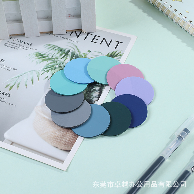 10 색 모란디 라운드 41MM20 페이지 조합