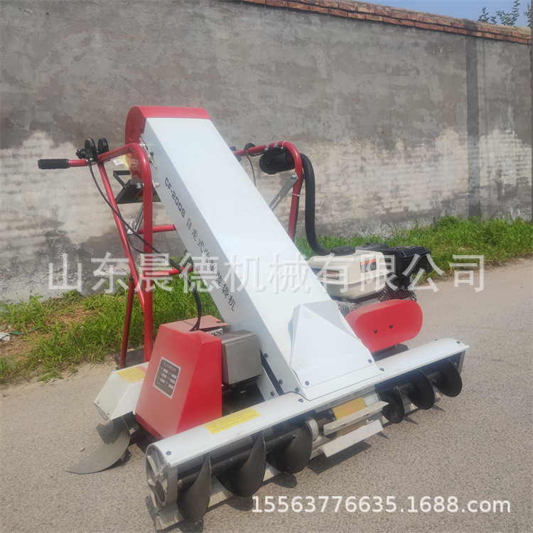自走式谷物装袋机 汽油款马路晒场收粮收谷机