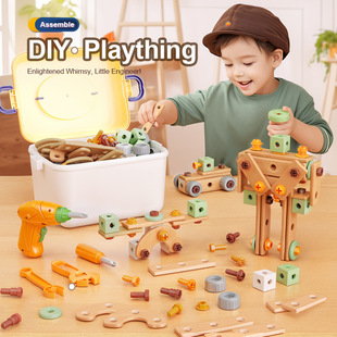 Children's Screw Toys Baby Children's Screw Nut Combination Disassembly and Assembled Educational Assembled Toys Cross-border for Men and Women