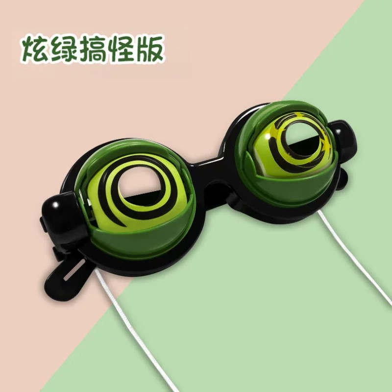 Ojos locos, gafas extrañas, parpadeos creativos, estilos de fiestas, accesorios de hechicería, selfies, atmósfera divertida, sensores.