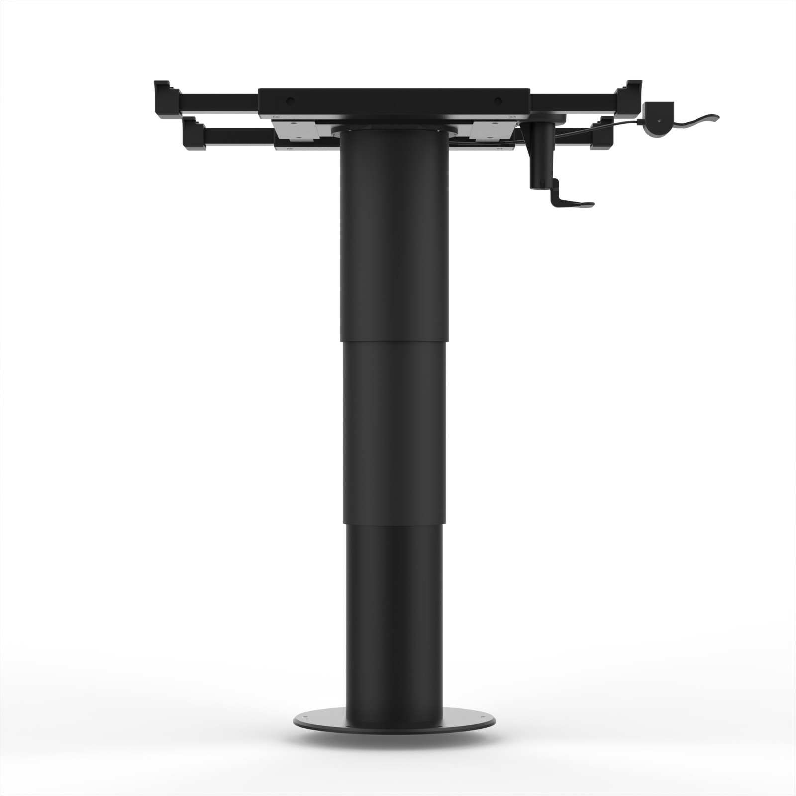RV pneumatic lifting table leg table frame can be four-way translation commercial vehicle C type B towing