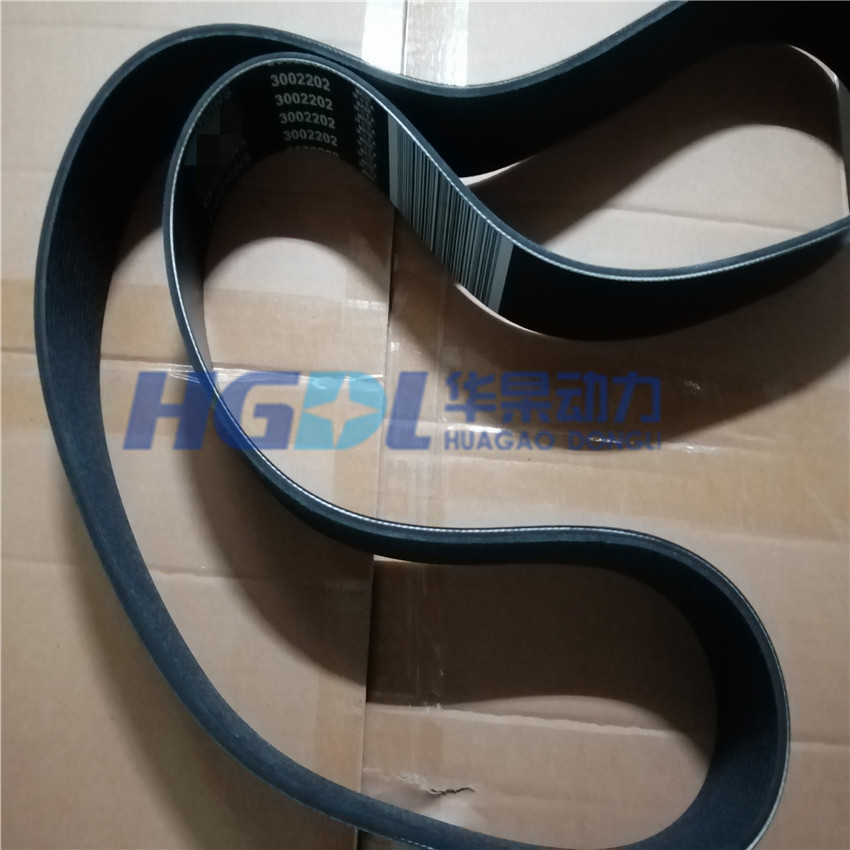 风扇皮带3002202适用于康明斯发电机组KTA19-G3/300GF9/KTA19-G2