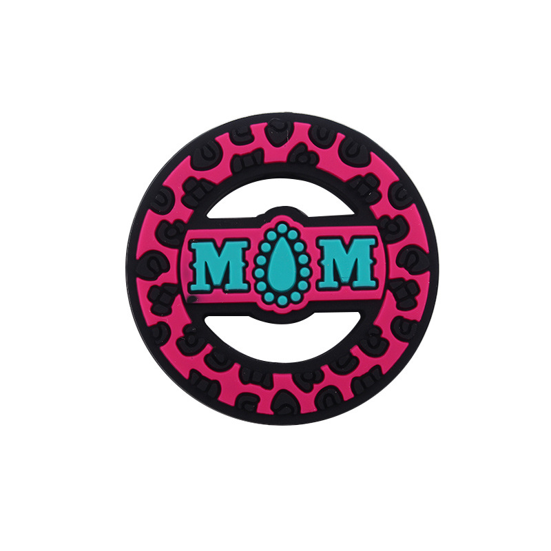 Productos creativos para bebés de bricolaje Dibujos animados Día de la madre MM joyería de silicona cadena de pezón molar dientes dientes accesorios de pulsera