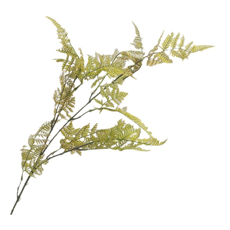 Artificial plastic flower Persian Fern false grass fern leaf flower arrangement material engineering plant wall wedding door head decoration