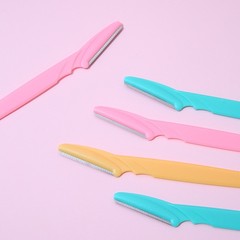 Manufacturer wholesale stainless steel sharp eyebrow trimmer, cosmetic eyebrow razor, razor, eyebrow trimmer, beauty tools