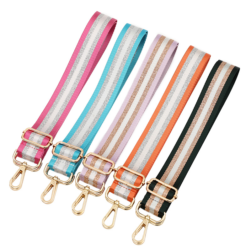 Polyester Stripe Bag Strap display picture 5