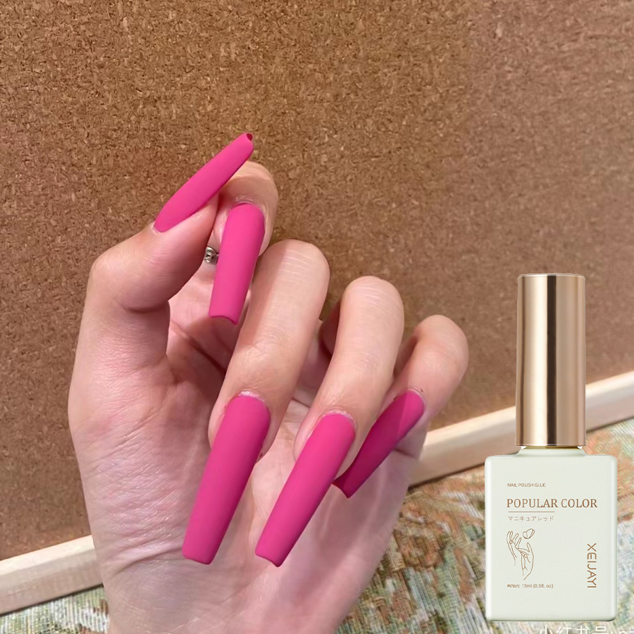 Pure Color new white nail polish glue nude transparent high-grade Nail Polish Nail Polish shop dedicated durable firm Factory wholesale