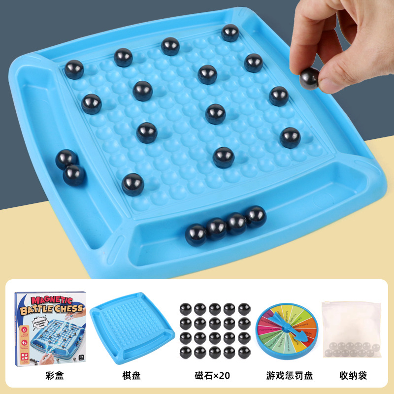 Inducción magnética para niños populares ajedrez rompecabezas casual imán batalla juego de escritorio imán interacción entre padres e hijos