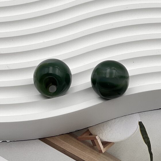 Color Acrylic Cheongsam Buckle Imitation Jade Bead Buckle Coat Sweater Clothing Decorative Buckle Accessories