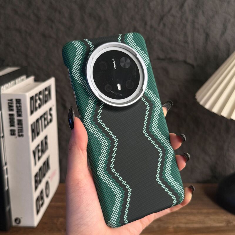 赤蛇权杖适用华为Mate70Pro+磁吸手机壳凯夫拉纹Pura80防摔保护套|undefined