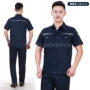 男式短袖耐磨涤棉劳保服