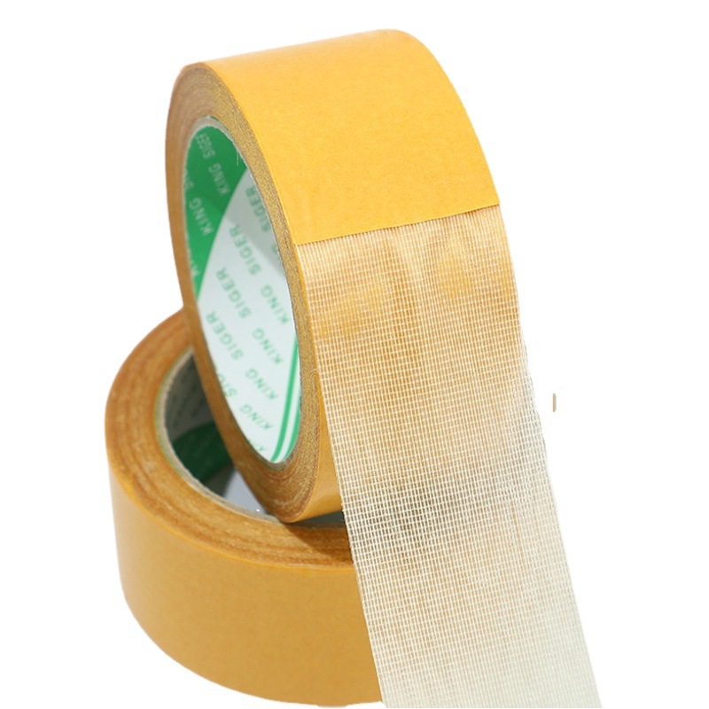 Cinta a base de tela de doble cara, fuerte y de alta viscosidad, restaurante de bodas, decoración de exposiciones, cinta de alfombra para paredes, cinta de doble cara a base de tela