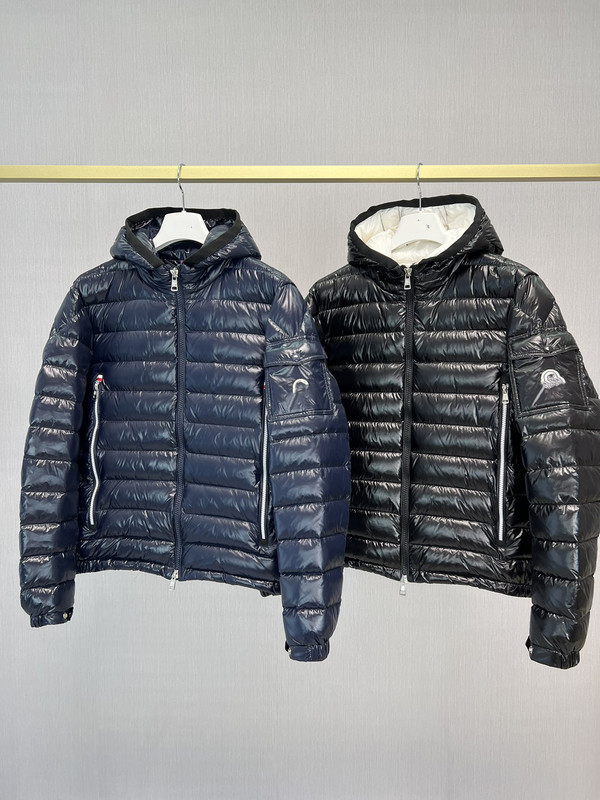 Mengjia 25Ss m's New Galion Series Pure Color Hooded Zipper Long-Sleeved down Jacket Men's Style Mengjia 25Ss m's New Galion Series Pure Color Hooded Zipper Long-Sleeved down Jacket Men's Style