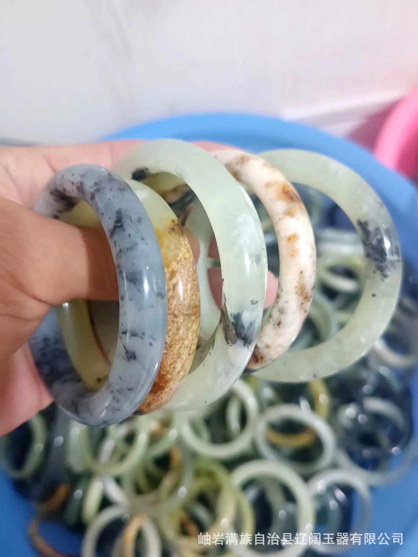 Оптовая натуральный нефрит браслет нефрита оптовой продажи подарок