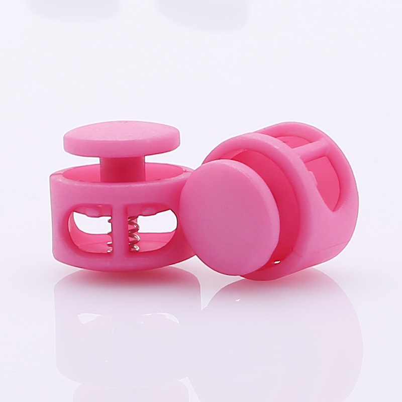 Soporte para hebillas de resorte de plástico teñidas a medida, mochilas, mochilas, zapatos antideslizantes, cintura de pantalón, hebillas de ajuste de cuerda