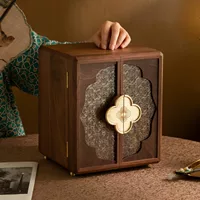  Wooden storage system, high-end sophisticated storage box, retro jewelry, Chinese style, Birthday gift