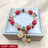 Birthday charm, ethnic bracelet, ethnic style
