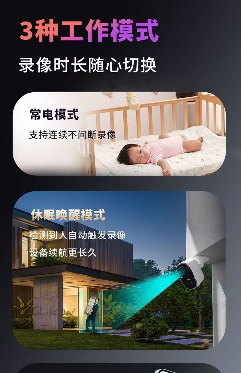 Shenmu surveillance camera with intelligent AI detection, no need for plugging or drilling, 4G smart night vision remote for home use both indoors and outdoors undefined