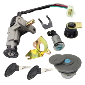 B08 skuter B09 elektrik qapı kilidi motosiklet GY 650 125 yanacaq çəni qapağı kilid dəsti