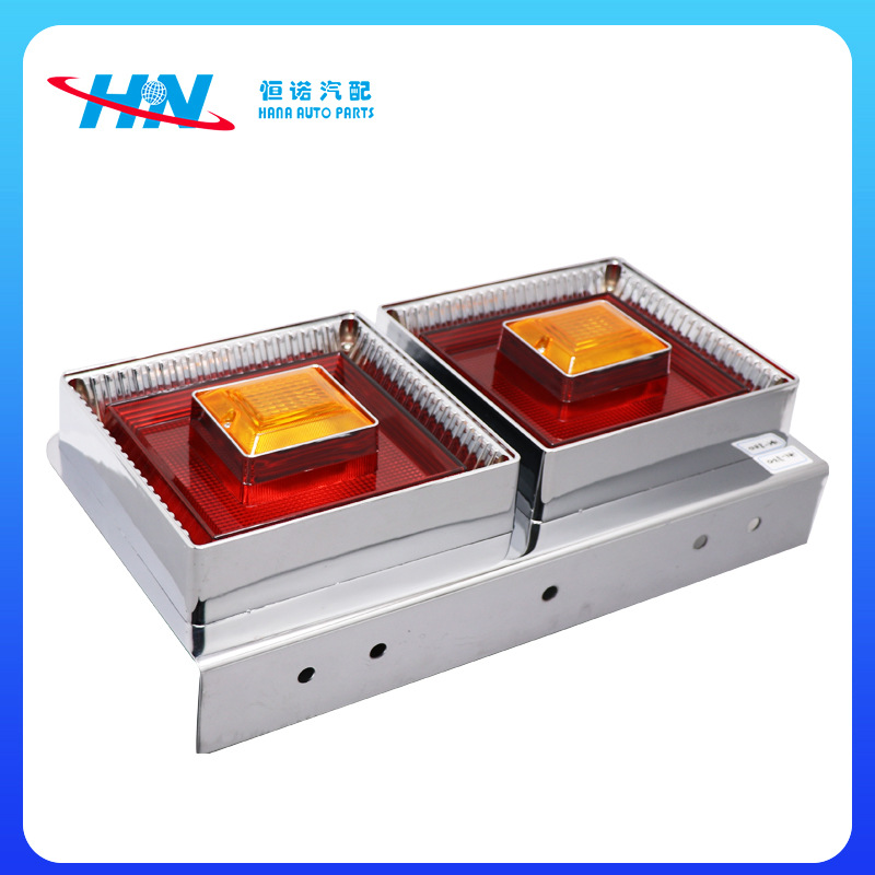 Ventas transfronterizas adecuadas para luces traseras universales 25V cuadrado LED remolque luz trasera luz trasera de alta calidad