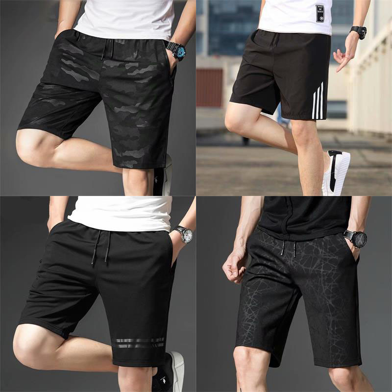 Foreign trade camouflage plus size sports casual shorts men's beach pants quick-drying running fitness pants beach pants fifth pants