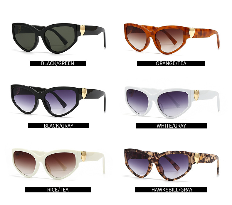 2024 European and American fashion catwalk small frame butterfly sunglasses women tide sunglasses sunglasses cross-border 9234_voghion.com