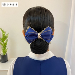 Professional headwear, nurse with a net bag, flight attendant, bank teller, hair clip, hair bag, hair net, hair disc, hair tie