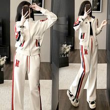 高端运动服套装女神范春秋2025年新款时尚洋气宽松显休闲两件套