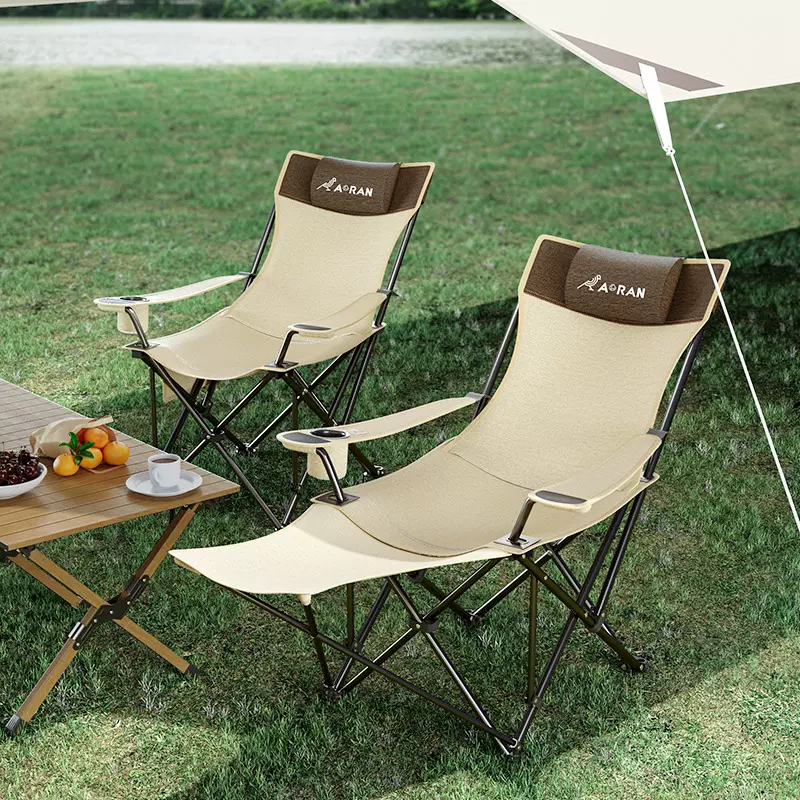 奥然户外折叠躺椅便携式超轻钓鱼椅子沙滩露营导演椅午休靠背凳子