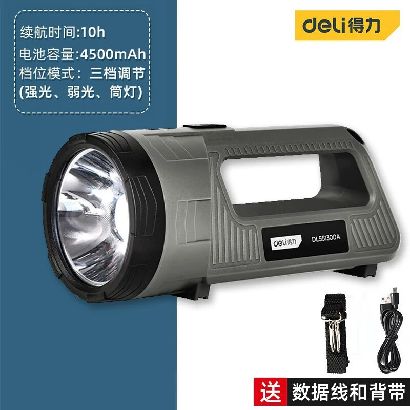 Мощный фонарик сильный свет зарядка наружной сверхяркой высокой мощности дальнего излучения ксенон домашний патруль