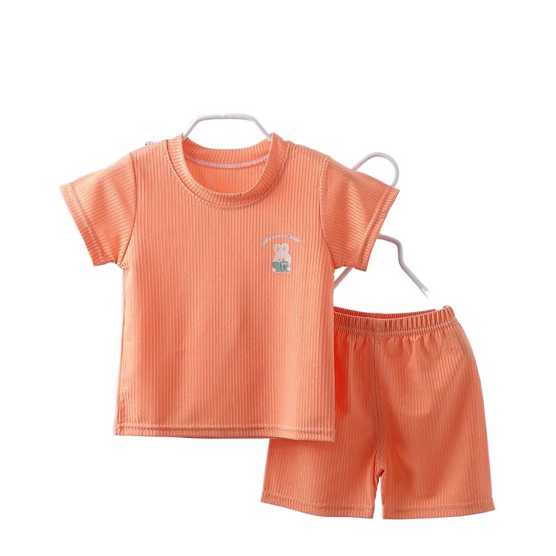 Children's sleeves, set, summer clothing for men and women girl's, cotton underwear, with short sleeve, 1 years, 3 month