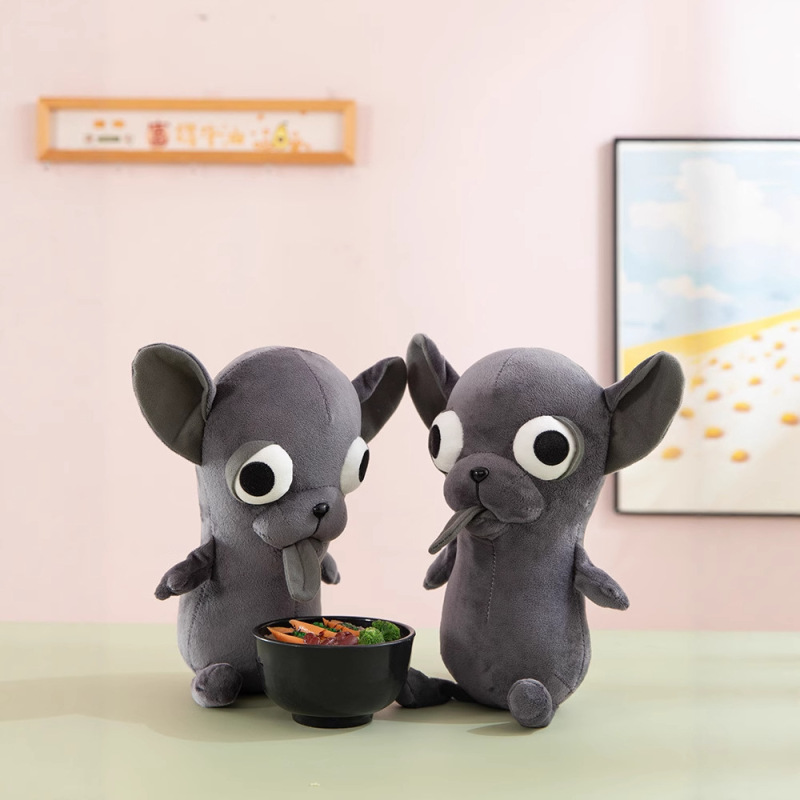 Chihuahua呆萌吉娃娃毛绒玩具公仔挂件小狗搞笑创意狗狗玩偶礼物|undefined
