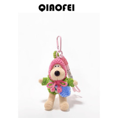 犬のドアのかばんのストラップのぬいぐるみのバッグのストラップのかわいい漫画の子犬のカップルのキーホルダーのプレゼント