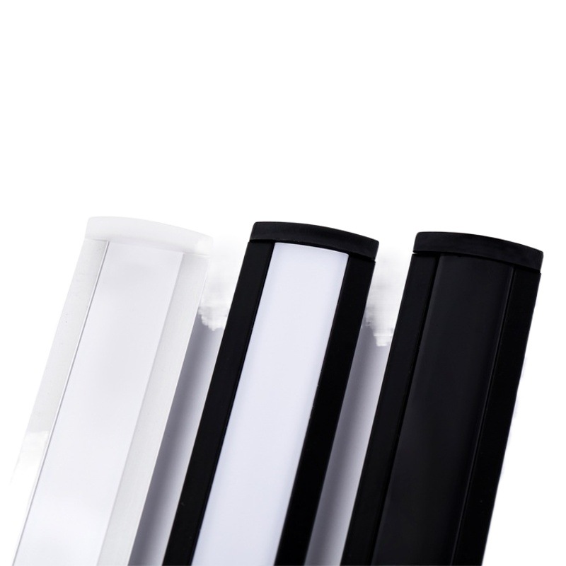 Perfil de aluminio para tiras de luz LED, canal de luz lineal empotrado, perfil de aluminio para tiras de luz, pantalla de aluminio para iluminación