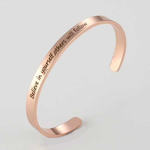 G2547 Rose Golden Believe in Yourself, Others Will Follow