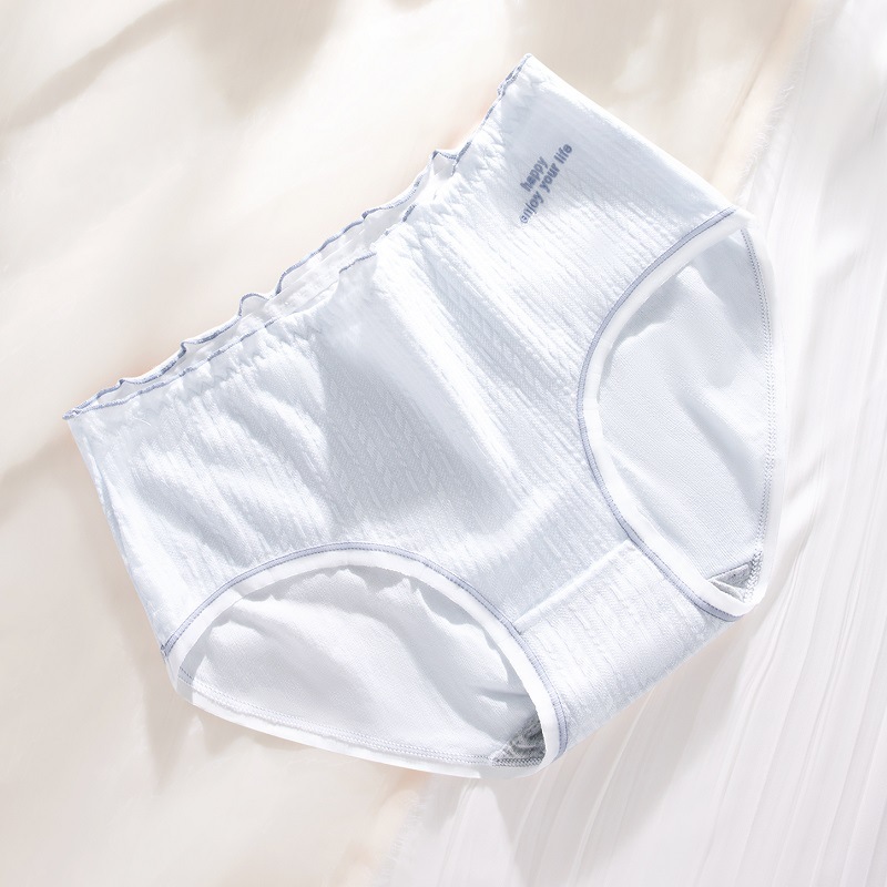 Ropa interior de algodón de las mujeres cómodo transpirable entrepierna Mediados de cintura triángulo pantalones cortos cabeza chica sin costuras más tamaño pantalones cortos chica ropa interior al por mayor