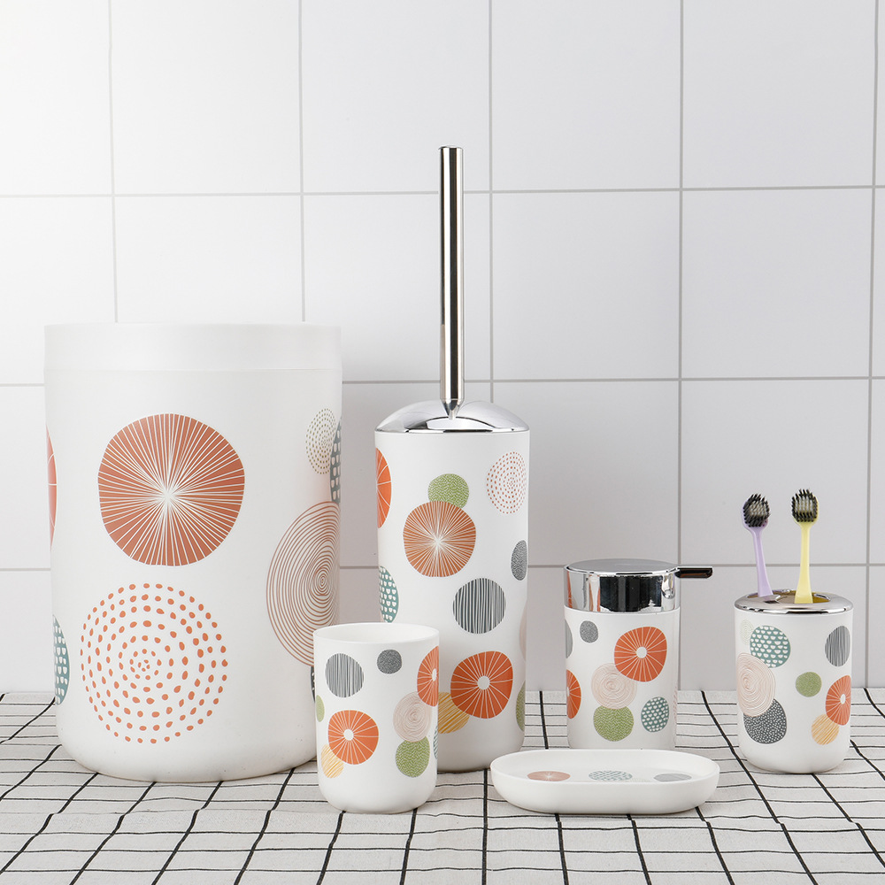 Nuevo kit de baño de plástico bathroomset productos de baño baño hogar kit de lavado soporte personalizado