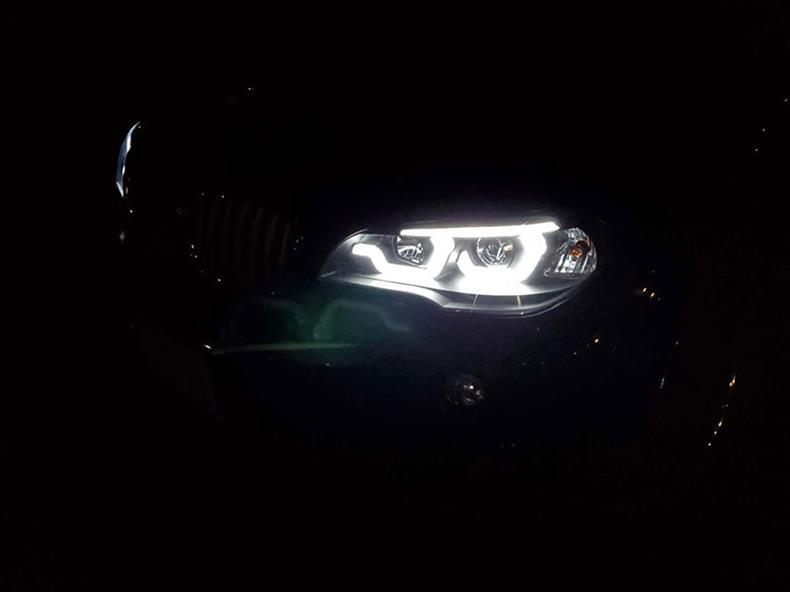 Headlight Assembly LED For 07-13 BMW X5 E70 Upgrade