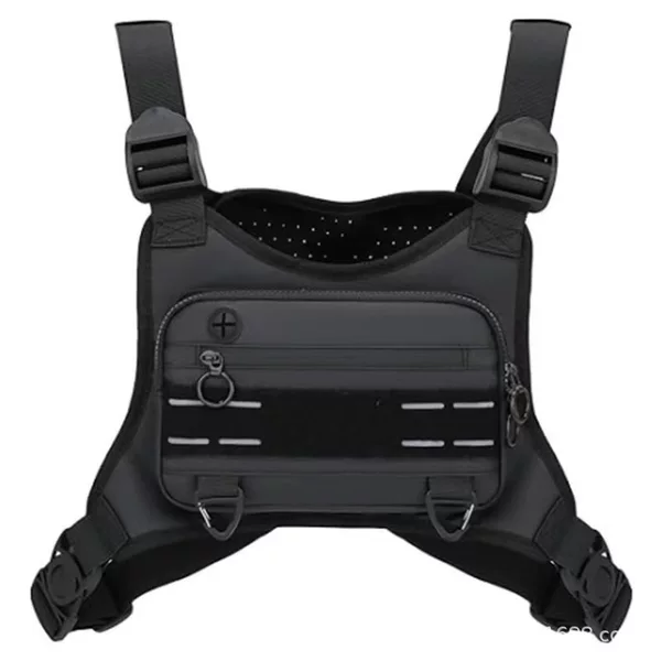Trendy Brand Tactical Bag Functional Vest Bag Casual Personality Men's Bag Vest Bag Men's Chest Bag Work Backpack Waist Bag